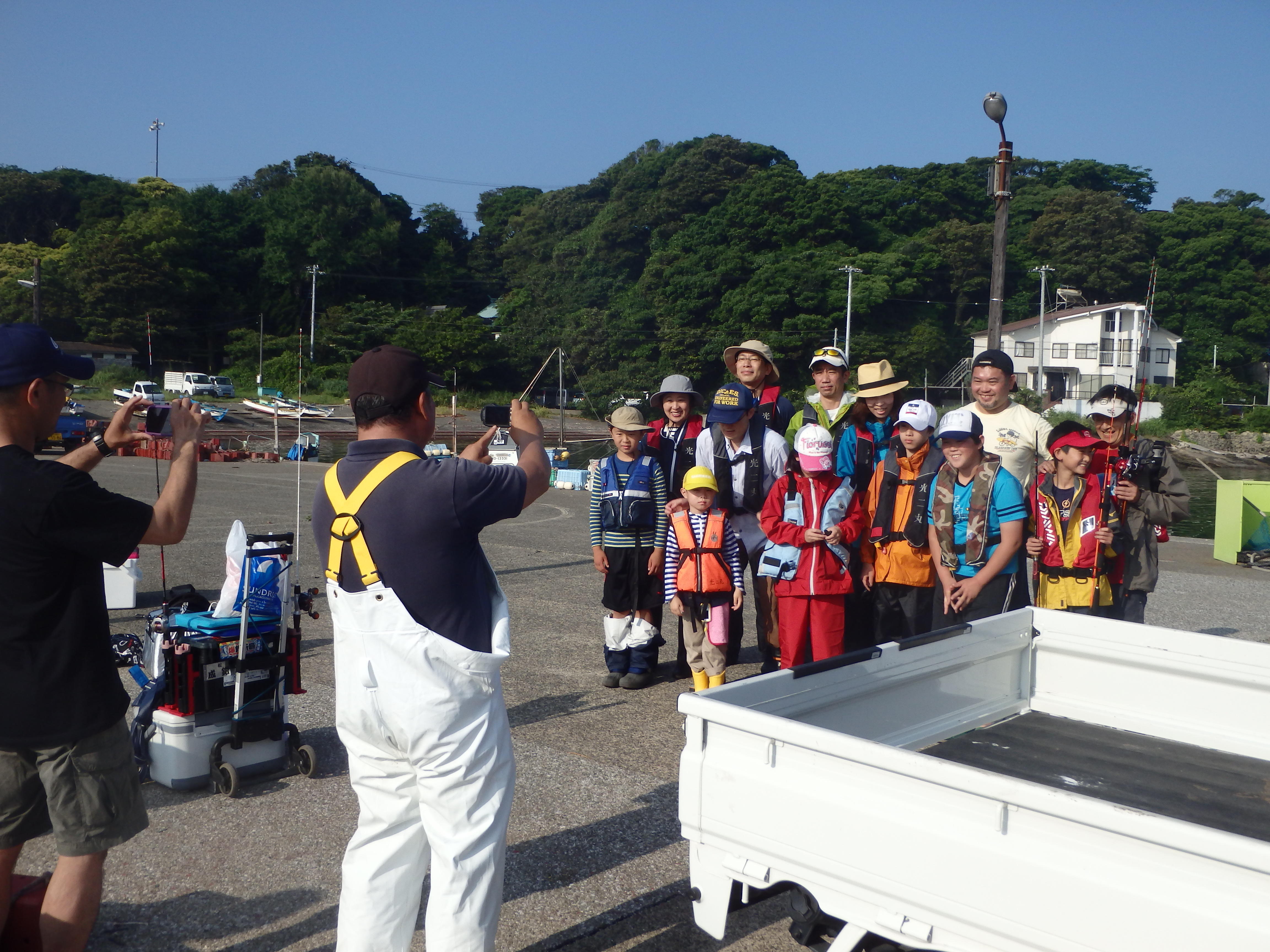 写真：親子で釣り教室